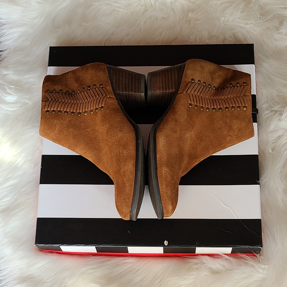 Franco Fortini  Suede Ankle Bootie